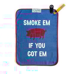 LEUS Fabric BBQ Towel 16 in. L X 12 in. W 1 pk