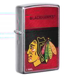 Zippo NHL Silver Chicago Blackhawks Lighter 1 pk