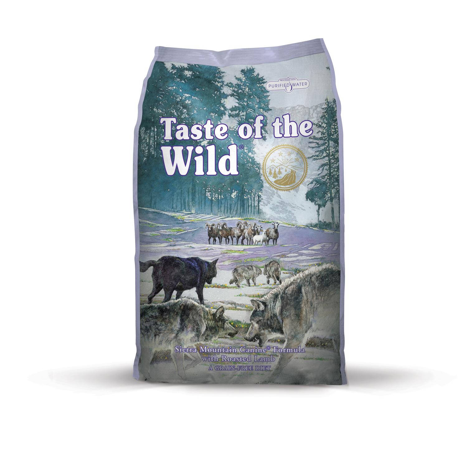 Taste of the Wild Sierra Mountain Canine All Ages Roasted Lamb Dry