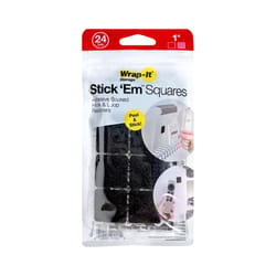 Wrap-It Stick 'Em Small Nylon Hook and Loop Fastener 1 in. L 24 pk