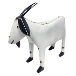 Creative Decor Black/White Metal 21 in. H Outdoor Decoration