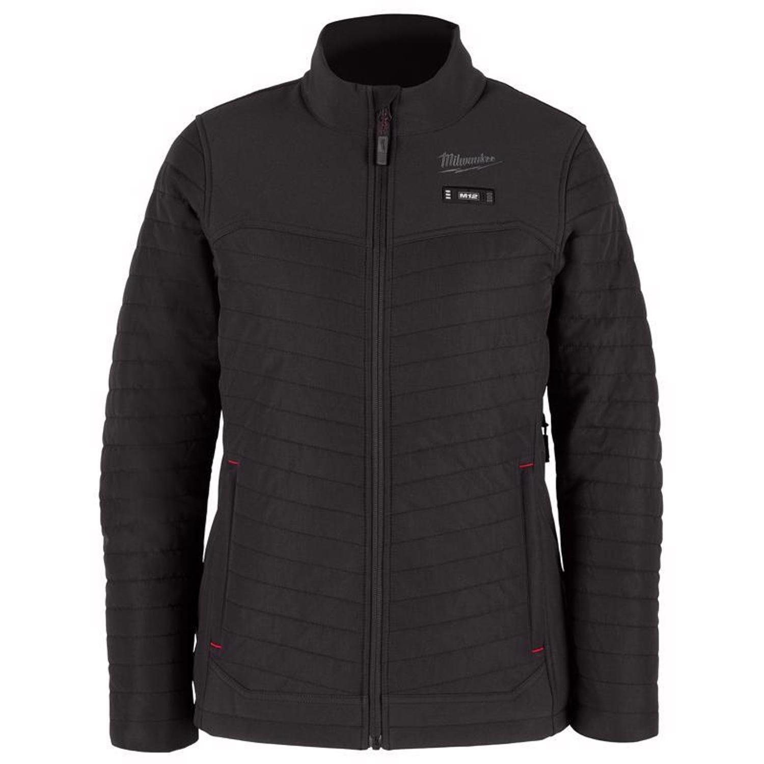 Milwaukee M12 12V Womens Heated Axis Jacket with Battery, Black, Size XS - F102B-21XS
