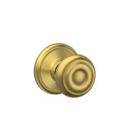 Schlage Georgian Satin Brass Passage Door Knob
