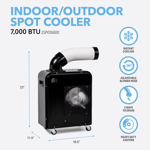 ProAire Perfect Aire 150 sq ft 1 speed 7000 BTU Portable Spot