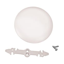 Vanco Round PVC 1 gang 0.5 in. H X 5.5 in. W Ceiling Box Cover
