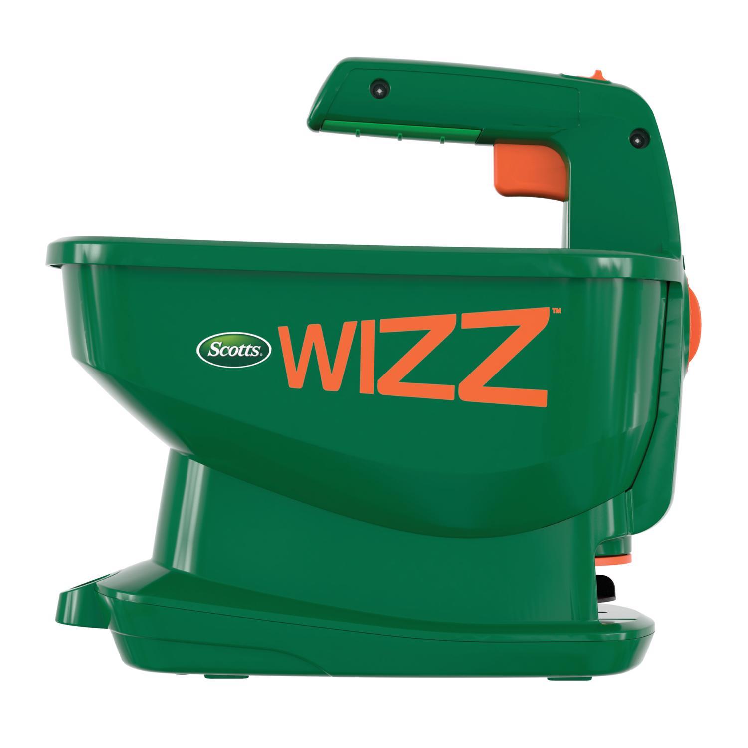 Scotts Wizz 60 in. W Handheld Spreader For Fertilizer/Ice Melt