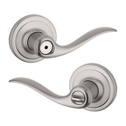 Kwikset Tustin Signature Series Traditional Satin Nickel Privacy Lockset 1-3/4 in.