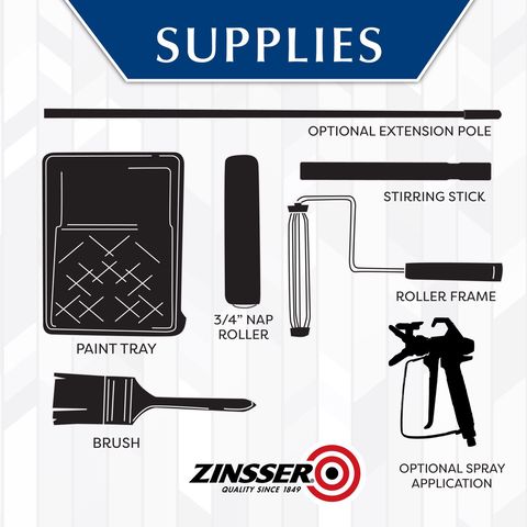 Zinsser Perma-White Satin White Water-Based Mold and Mildew-Proof