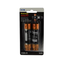 Bussmann EasyID 50 amps Dual Element Time Delay Fuse 2 pk