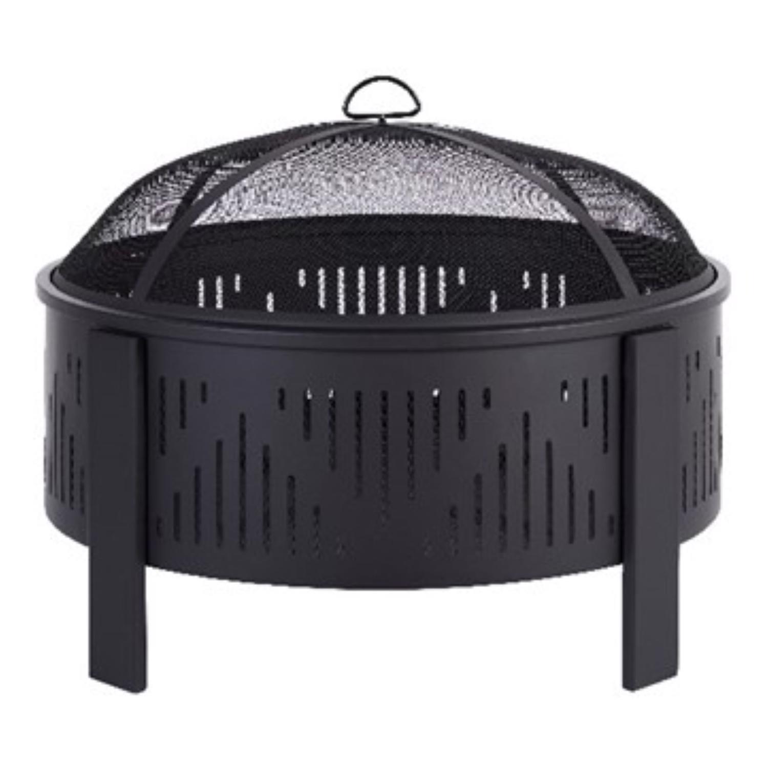 Living Accents 29 in. W Steel Round Wood Fire Pit Mfr# FT-32035