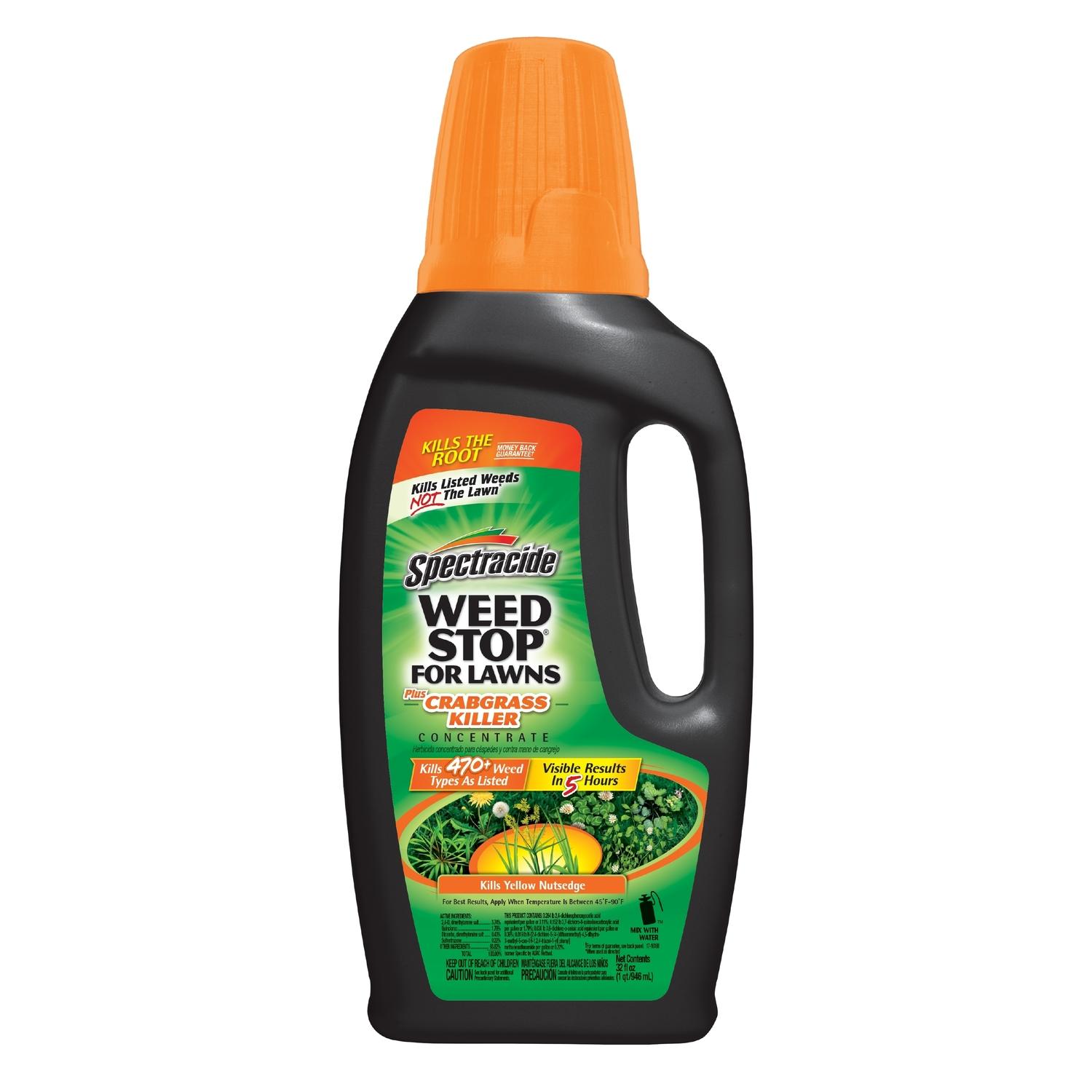 Spectracide Weed Stop Plus Crabgrass Killer Concentrate 32 Oz.