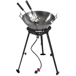 Eastman Outdoors 65000 BTU Welded Steel Frame Outdoor Wok Cooker Kit 36 qt