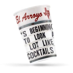 El Arroyo Cocktails Party Cups Paper 12 pk