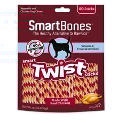 SmartBones Chicken Chews For Dogs 9.7 oz 50 pk