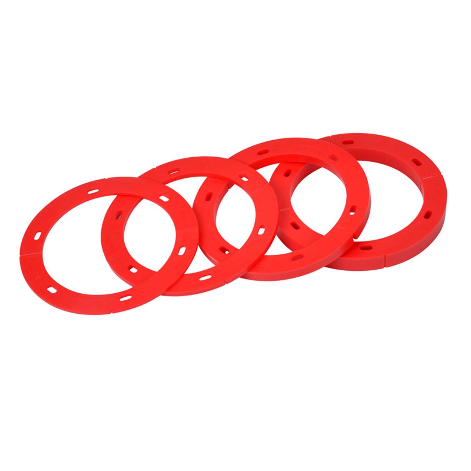 4535415 Set-Rite Toilet Flange Spacer Kit - Red  Polypropolene