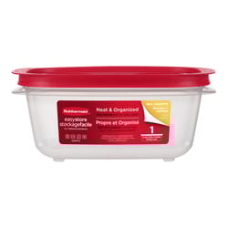 Rubbermaid Easy Store 5.26 cups Clear Food Container and Lid 1 pk