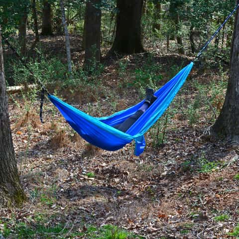 Algoma 79 in. W X 10 ft. L Blue Hammock Mfr# 2928LBB - Ace