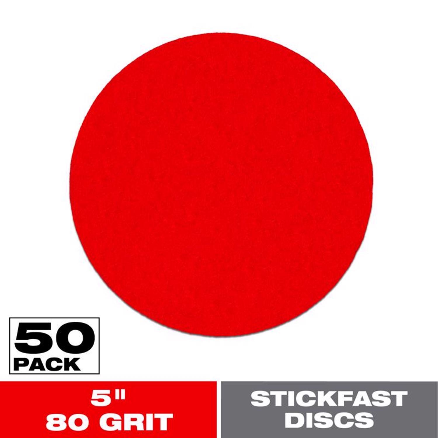 Photos - Abrasive Wheel / Belt Diablo StickFast 5 in. Ceramic Blend Adhesive Sanding Disc 80 Grit Coarse 50 pk DCD050080P50G 