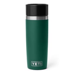 YETI Rambler 16 oz Black Forest Green BPA Free Bottle with Hotshot Cap