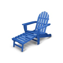 Ivy Terrace Classics Ultimate Blue HDPE Frame Adirondack Chair