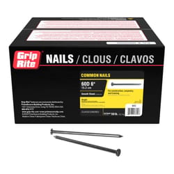 Grip-Rite 60D 6 in. Common Bright Steel Nail Flat Head 50 lb