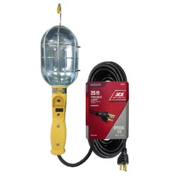 Ace 1320 W 25 ft. 16/3 SJT Incandescent Trouble Light