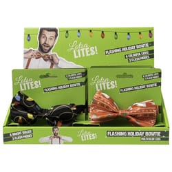 Lotsa Lites LED Multicolor Christmas Bow 5 in.