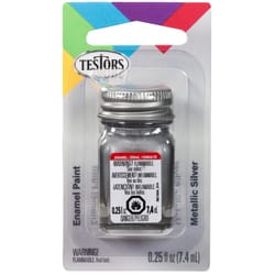Testors Metallic Silver Hobby Paint 0.25 oz
