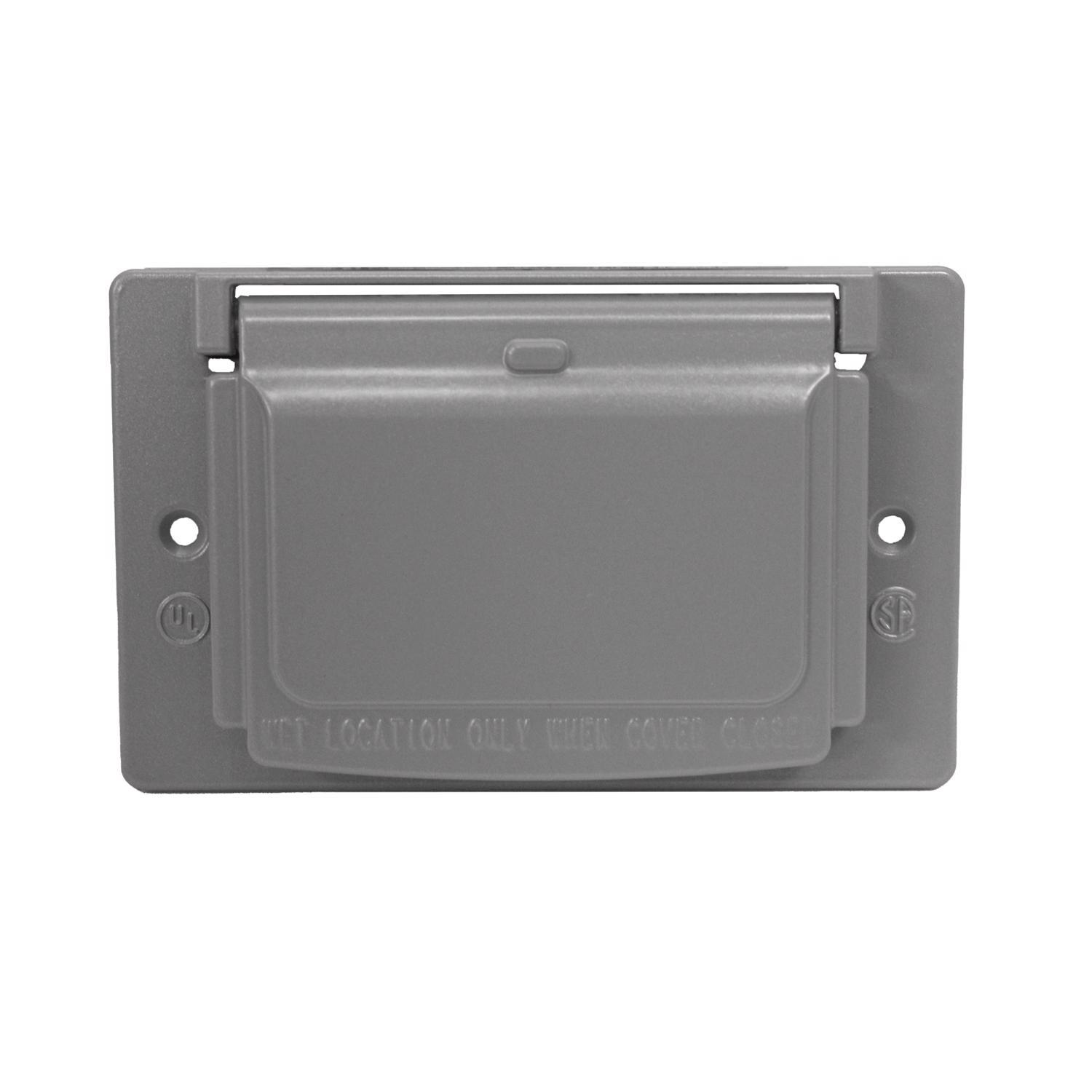 Sigma Engineered Solutions Rectangle Die-Cast Metal 1 gang 2.83 in