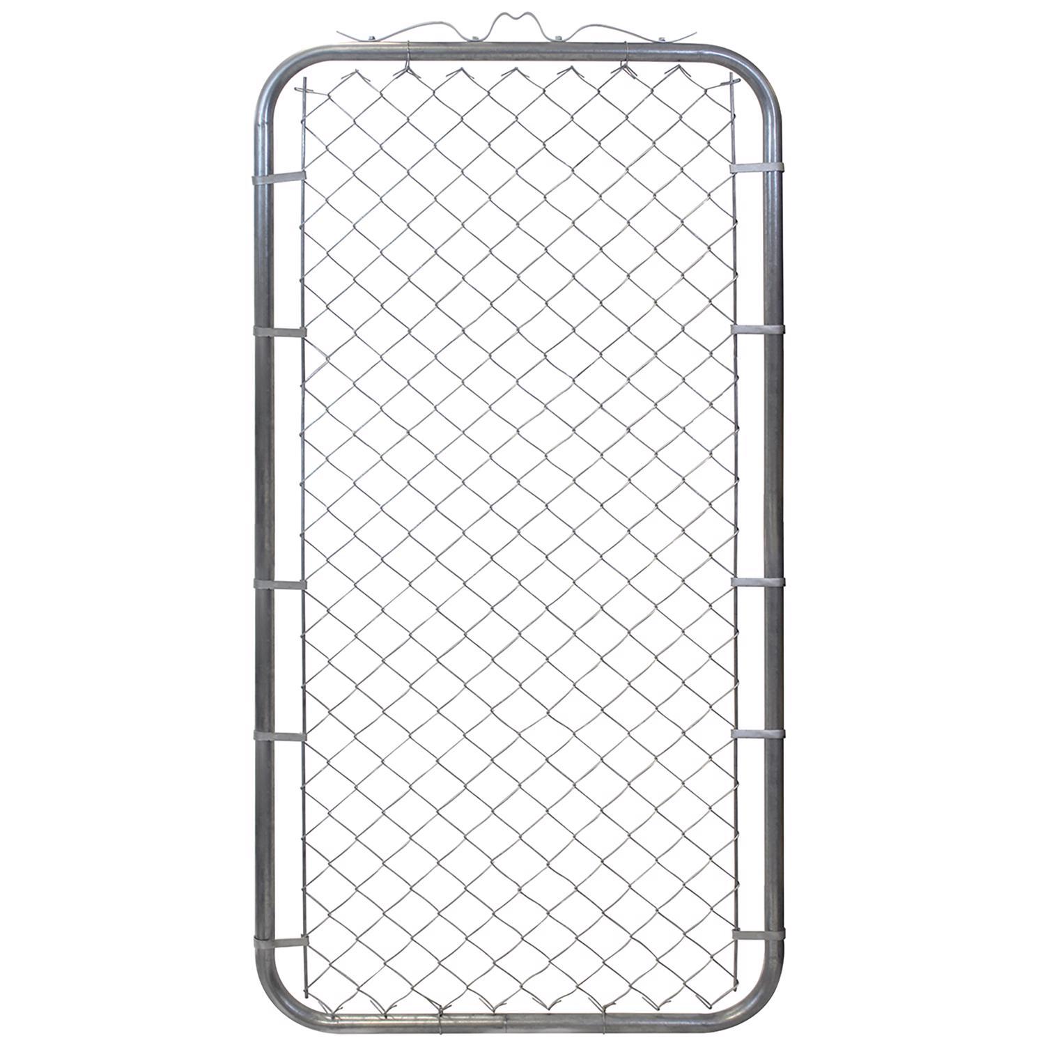 Yardlink Galvanized Steel Chain Link Walk Gate 1 pk Mfr# 664446