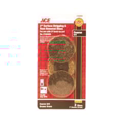 Ace 2 in. Aluminum Oxide Twist and Lock Surface Conditioning Disc 50 Grit Coarse 3 pk