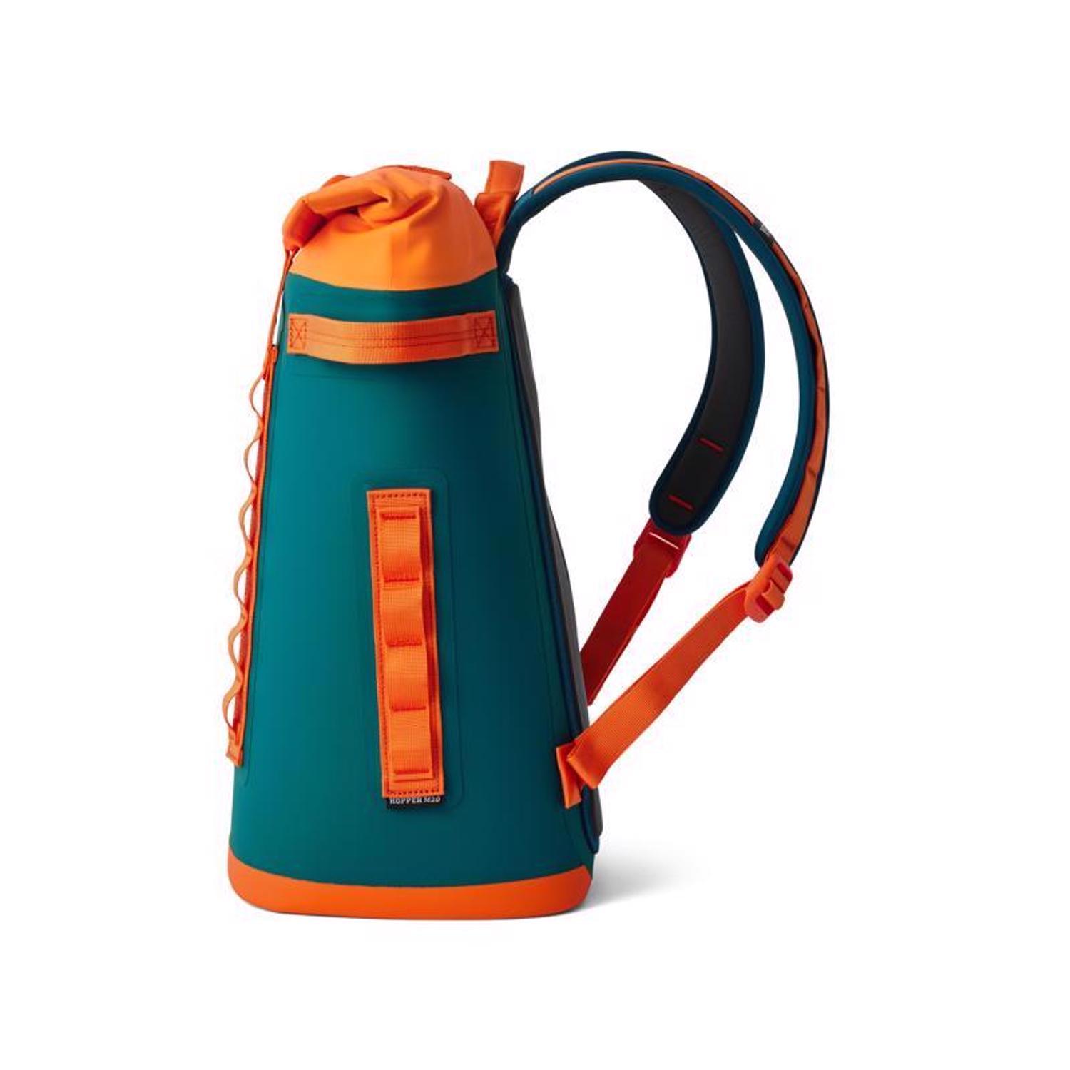 YETI Hopper M20 Orange/Teal 20 qt Backpack Cooler Mfr# 18060131549
