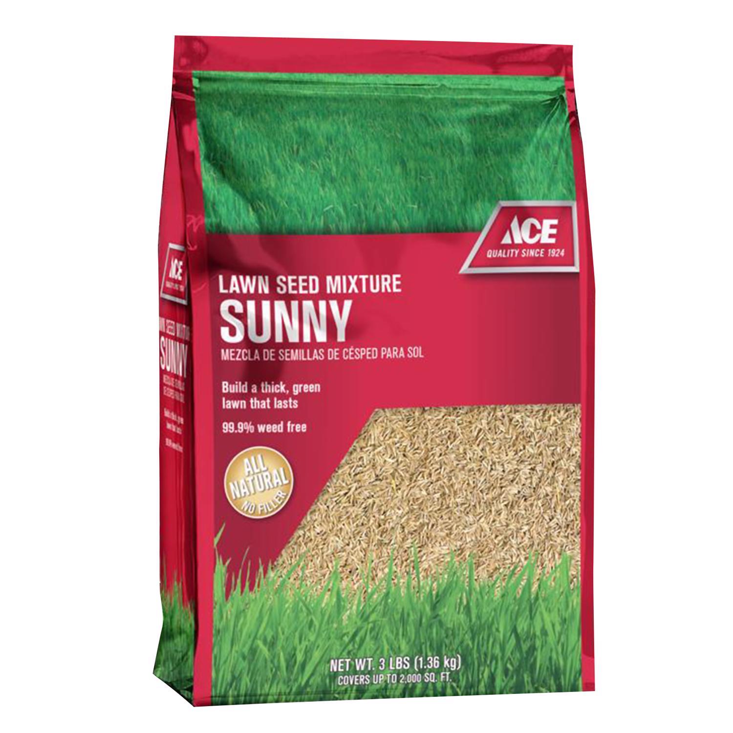 GRASS.S Ace Green Turf Mixed Full Sun Grass Seed 3 lb Mfr# N71371