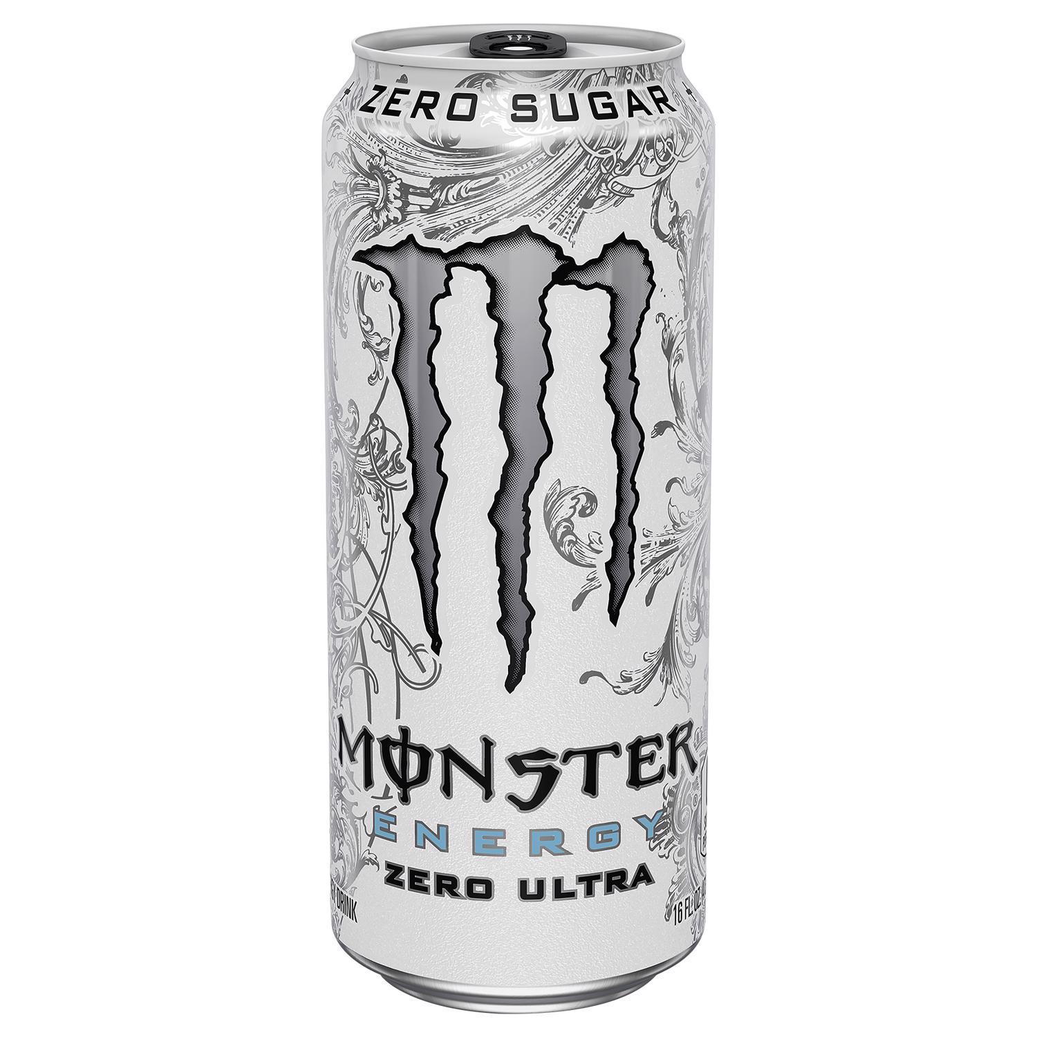 Monster Energy Zero Ultra Sugar Free Citrus Lime Energy Drink 16