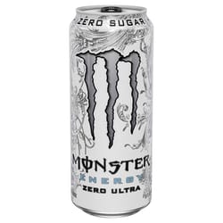 Monster Energy Zero Ultra Sugar Free Citrus Lime Energy Drink 16 oz