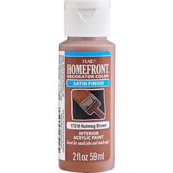 Homefront Satin Nutmeg Brown Hobby Paint 2 oz