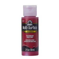 FolkArt Satin Engine Red Hobby Paint 2 oz