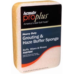 Armaly ProPlus Heavy Duty Antibacterial Sponge For Grouting & Haze Buffer 7.5 in. L 1 pc