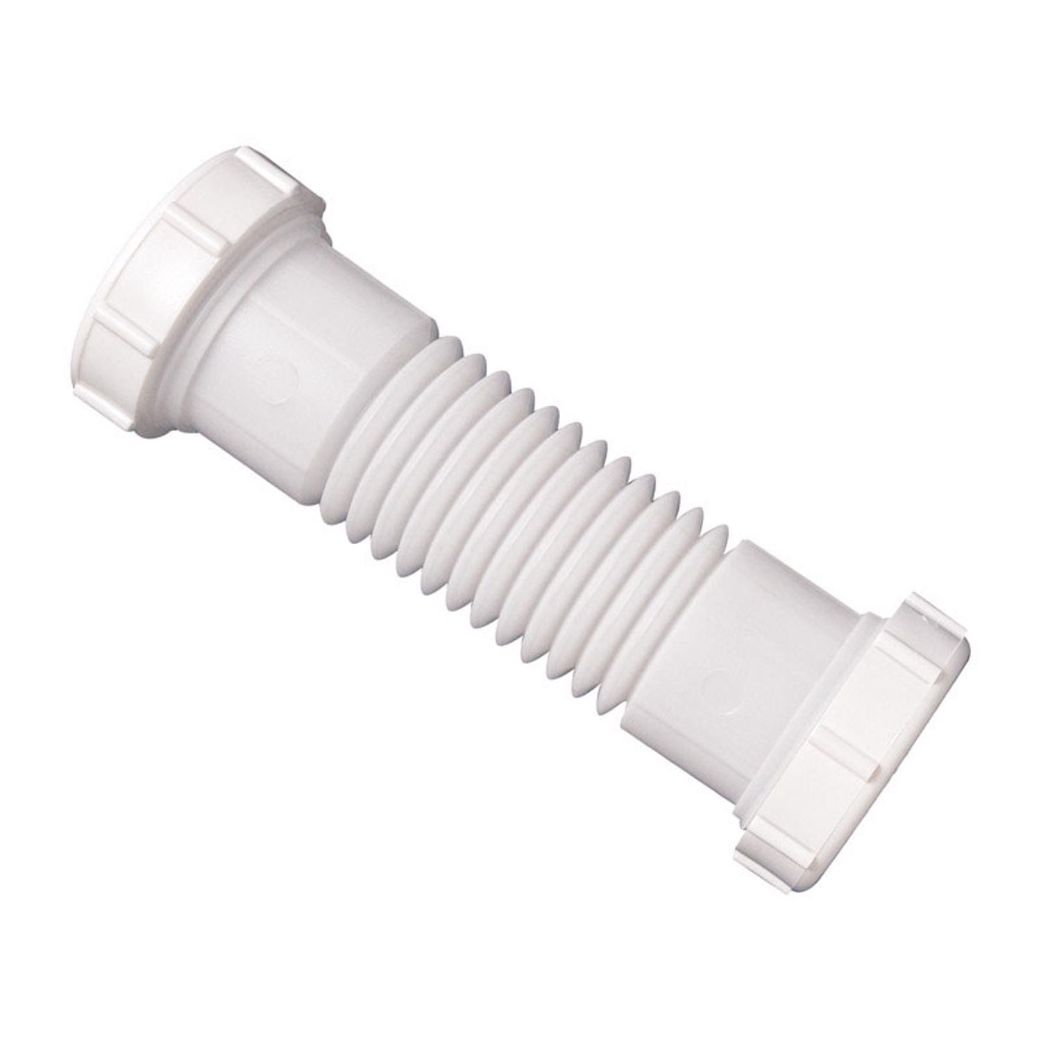 Plumb Pak Flex N Fix 1-1/2 in. D X 6 in. L Plastic Straight Extension Coupling
