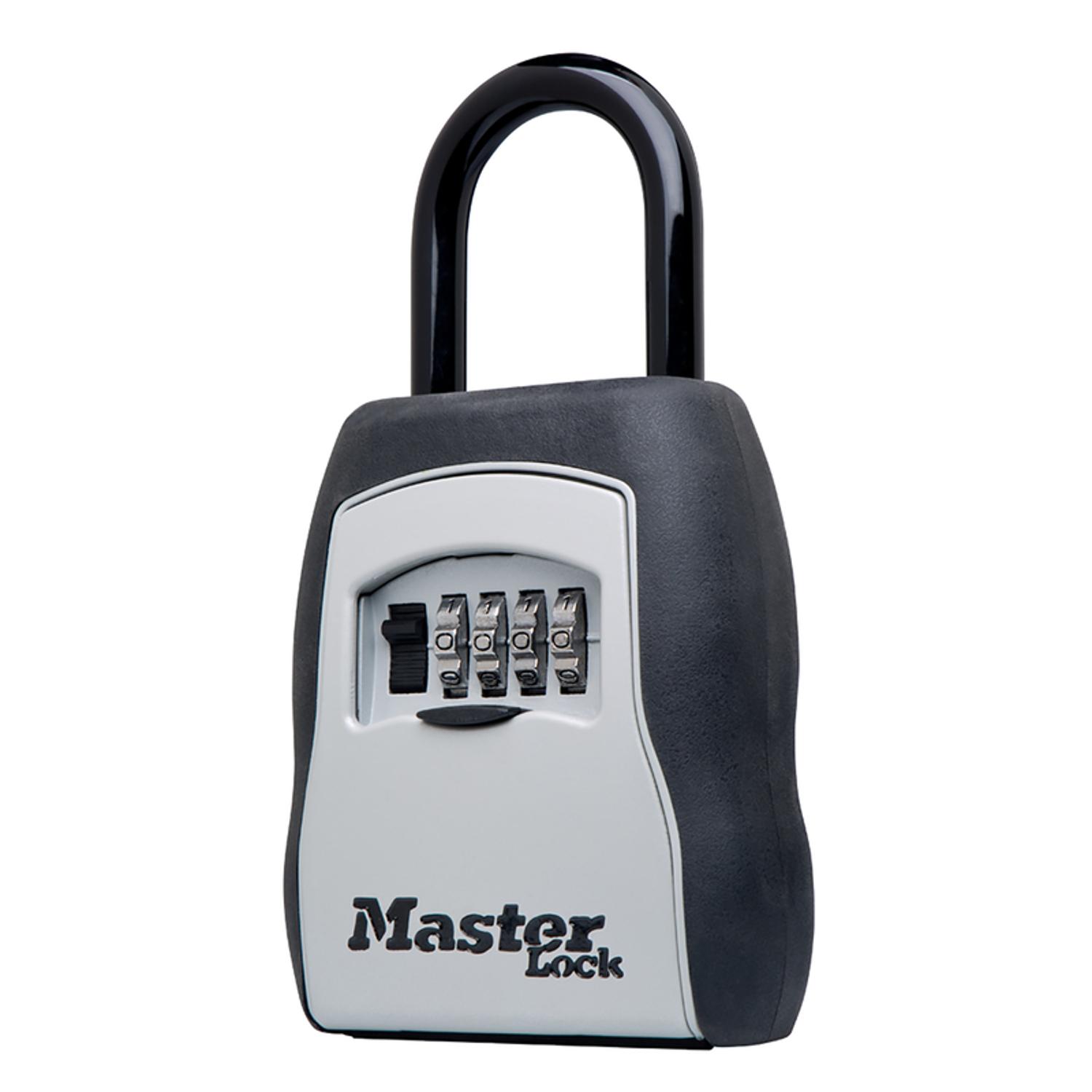 Master Lock 5-7/32 in. H X 3-1/4 in. W Metal 4-Digit Combination