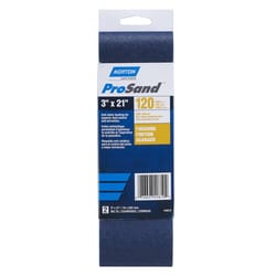 Norton ProSand 21 in. L X 3 in. W Zirconia Alumina Cloth Portable Sanding Belt 120 Grit Medium 2 pk