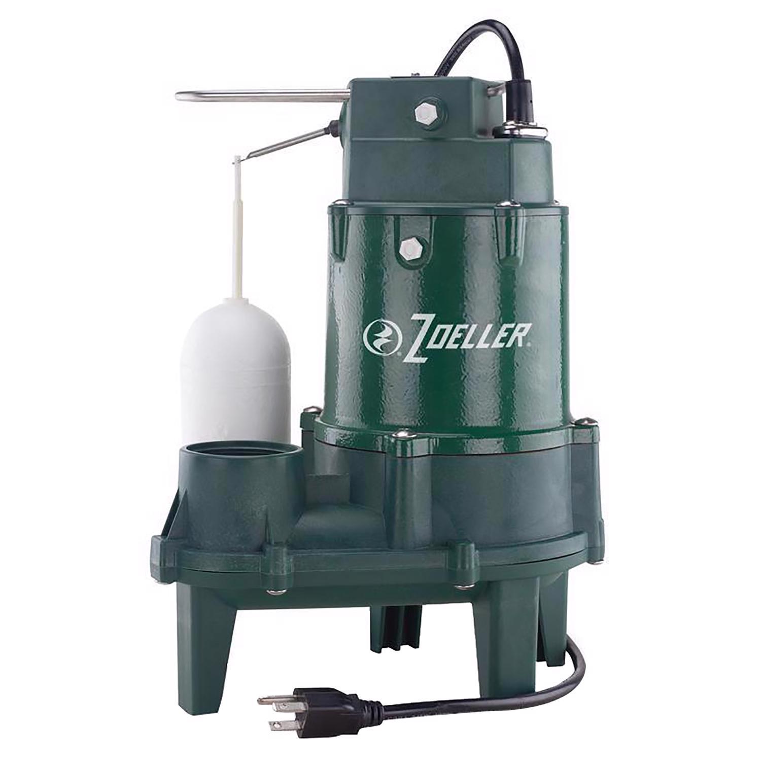 Zoeller 1/2 HP 6000 gph Cast Iron Vertical Float Switch