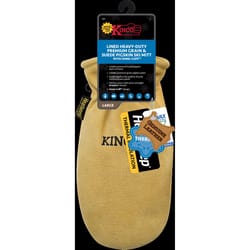 Kinco M Pigskin Leather Cold weather Black/Gold Mittens