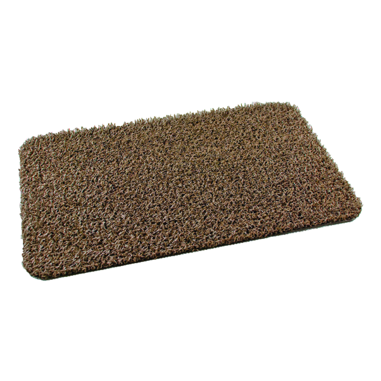 Clean Machine Door Mat, 30 in L, 18 in W, Rectangular, Medium Flair Pattern, Earth Taupe