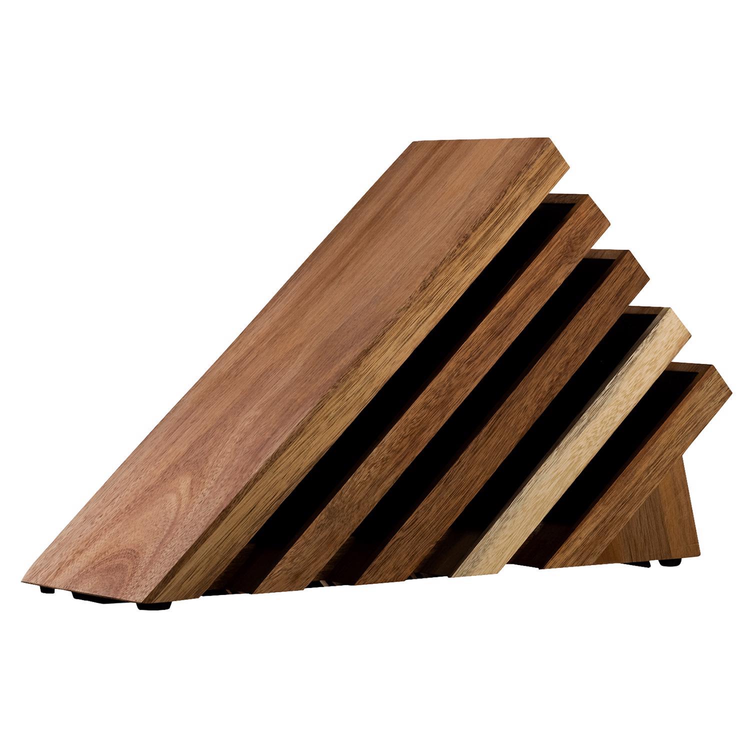 Wood Magnetic Knife Storage Block 1 pc