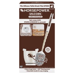 Horsepower Unicorn Spinning Toilet Brush Silicone 1 pk