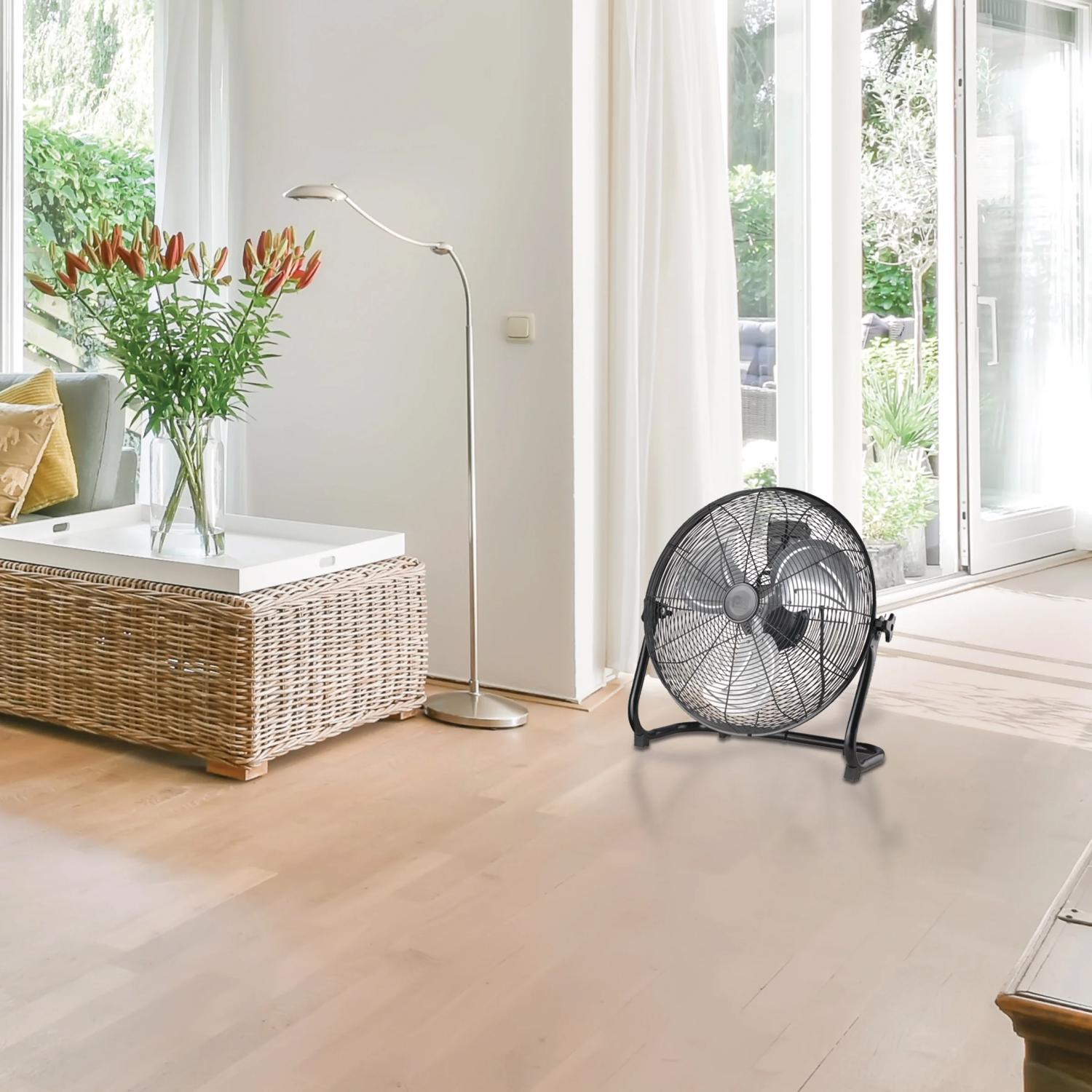 Perfect Aire 21.25 in. H X 18 in. D 3 speed High Velocity Floor