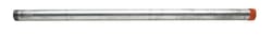 B&K 2 in. D X 48 in. L Galvanized Steel Pre-Cut Pipe