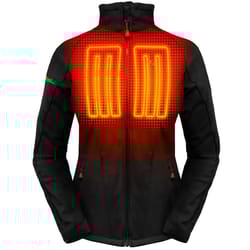ActionHeat XL Long Sleeve Women's Full-Zip Heated Jacket Kit Black
