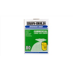 Iron-Hold 50 gal. No Scent Drum Liners Twist Tie 80 pk